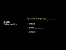 Tablet Screenshot of agileinformatix.com